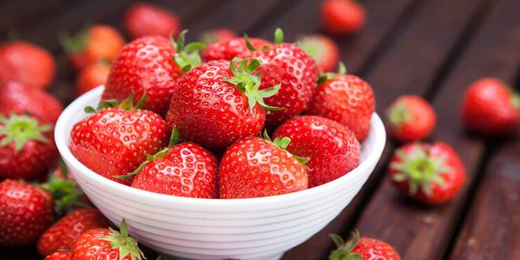 Strawberries healthy skin hair nails